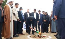 مراسم کلنگ زنی پنج مرکز آموزشی در دشتستان برگزار شد
