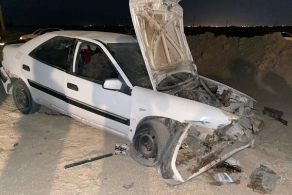 حادثه در جاده‌های ورودی دشتستان/ نبود علائم هشداردهنده در پروژه ورودی روستای جتوط حادثه