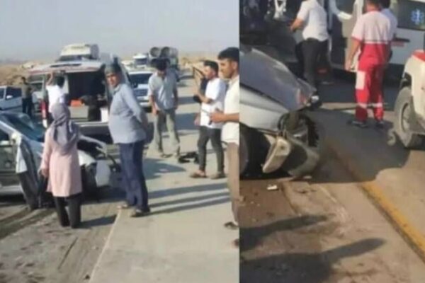 یک کشته و ۹ زخمی در سانحه تصادف محور جم-فیروزآباد