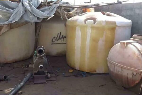 محموله سوخت قاچاق در روستای ” دهنو ” عسلویه کشف شد